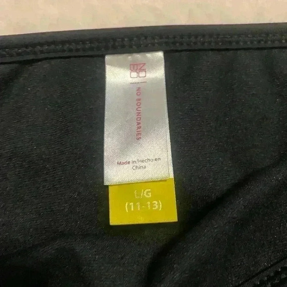 Juniors black swimsuit bottoms by No Boundaries Juniors size Lg 11-13 - Picture 3 of 3